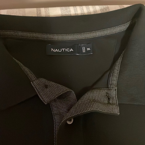 Nautica black pima cotton polo 3xl - Picture 2 of 3